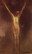 Eugene Carriere Crucifixion France oil painting artist